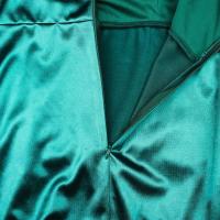Vestido de noche de satén, lentejuelas de un hombro, vestido de graduación largo hasta el suelo dividido - details 11