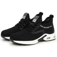 Zapatos de Trabajo para Hombres Cinturón de Aire con Cordón Elástico Material de Cuero - details 23