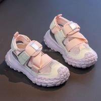 Nueva tienda de moda para caminar deportivo para bebés, antideslizante, tela de malla ligera, lindos zapatos deportivos para niños, pd 26-37 yuanes a bajo - details 4
