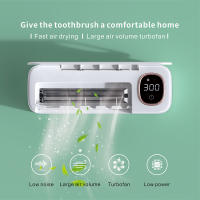 Esterilizador inteligente de rayos ultravioleta para cepillo de dientes, soporte para maquinilla de afeitar montado en la pared, estante de esterilización, accesorios de baño de secado rápido - details 1