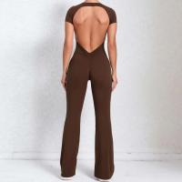 Conjunto de Yoga Ouwu Monos Deportivos para Mujeres Manga Corta, Pantalones Acampados - details 37