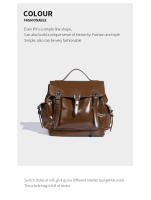 Elegante y sencilla, mochila multibolsillos de gran capacidad, pequeña mochila versátil de alta gama para viajeros. - details 10