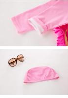 Conjunto de Natación de Moda para Niñas Pequeñas 2025 Traje de Baño de Surf con Gorra - details 16