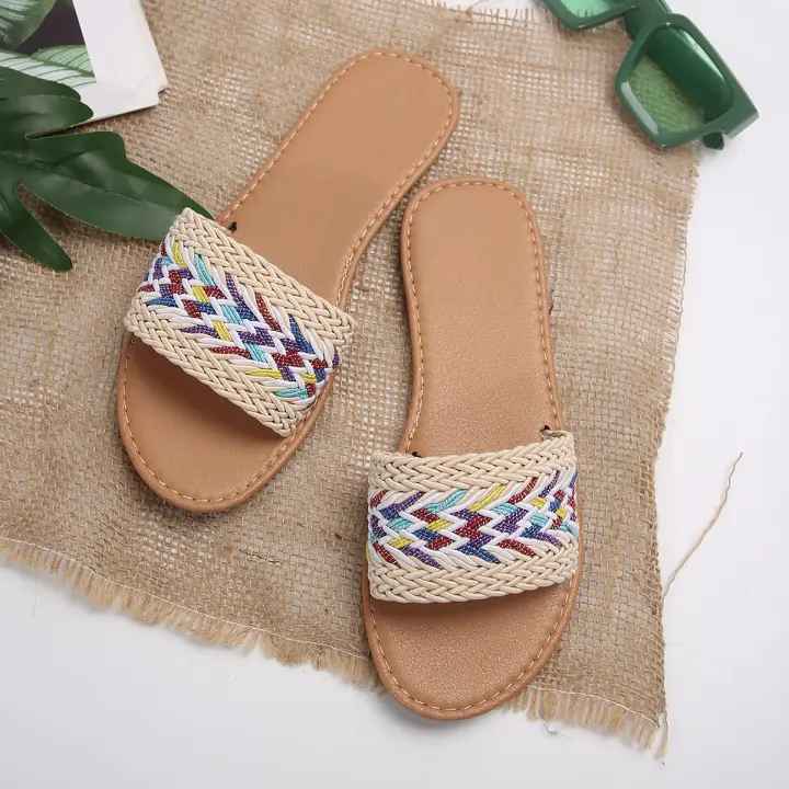 Nuevas Sandalias de Playa para Mujer 2024 Verano Estilo Étnico a Tus Pies - 1