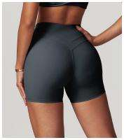 Pantalones Cortos de Yoga de Cintura Alta Nylon Transpirable y Secado Rápido - details 20