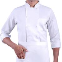 Uniforme de Chef resistente a altas temperaturas, botones de cierre, uniforme de restaurante, cocina, antisuciedad - details 2