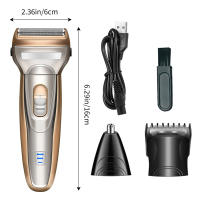 Afeitadora Eléctrica Recargable Multifuncional, Lavable, Regalo Perfecto para el Día del Padre y la Cumpleaños - details 3