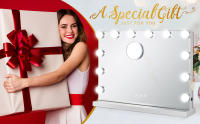 Vanity Mirror With Lights Hollywood Makeup Mirror With 10X Magnification HM12MS