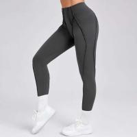 Body de yoga sin costuras para mujer, cintura alta deportiva para mujer, color melocotón, pantalones de entrenamiento para correr, entrenamiento, gimnasio - details 15