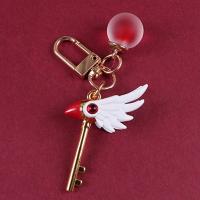 Cardcaptor Kinomoto Sakura Bird Magic varita Stick payaso Card COLLAR COLGANTE Cosplay llavero Prop - details 3