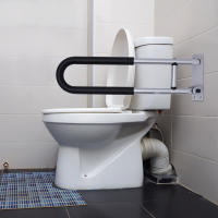 Barras de agarre plegables para discapacitados, pasamanos de inodoro, soporte de baño, riel de seguridad - details 8