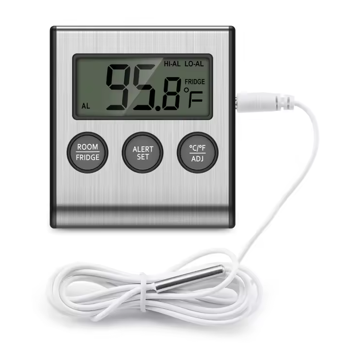 ORIA-termómetro Digital con sonda externa para el hogar, dispositivo para congelador, cocina y restaurantes - 1