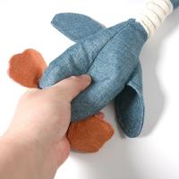 Juguete de Peluche de Perro Pato de Sonido para Cachorros Juguete de Masticar para Perros Pequeños, Medianos, Grandes Limpieza Dental Suministros para Mascotas - details 0