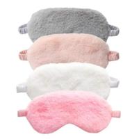 Mascarilla de felpa suave para dormir, máscara para los ojos con diseño de nube de amor, parche de ojos, siesta, salud - details 3