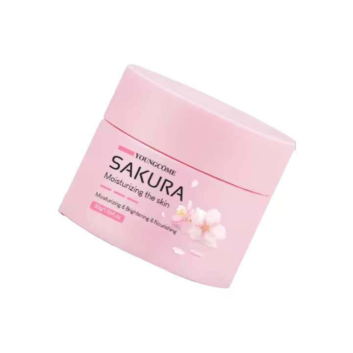 Crema de esencia Sakura, crema Facial de flor de cerezo, hidratante, sequedad y aspereza, el cuidado de la piel Facial hace que la piel sea tierna y delicada - 1