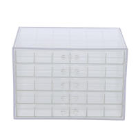 Caja de almacenamiento de 120 rejillas, suministros de Arte de uñas, organizador de secuencia de 5 capas - details 2