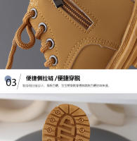 Botas de niña Martin primavera-otoño Zapatillas individuales de cuero británico antideslizantes - details 4