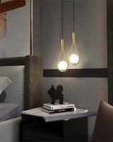 Lámpara Colgante De Cobre LED Para Interior Con Bombilla G9 De 7W Para Dormitorio Iluminación Colgante Para Pasillo Luz De Ceilidán Moderna Y Elegante - details 0
