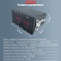Controlador de incubadora de huevos multifunción, termostato completamente automático, sistema de Control de calefacción giratoria, Sensor de sonda, HT-10 - details 4