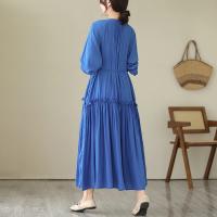 Elegante Vestido Suelto para Mujer Otoño 2025 Falda Larga de Moda de Talla Grande - details 0