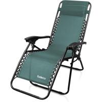 Plegable de Gravedad Cero, 165 x 112 x 65 cm, Verde, con Almohada, Carga máxima - details 0