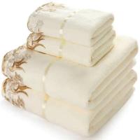 Toalla bordada de encaje de microfibra para adultos, toallas de baño de cara de baño con árbol colorido, conjunto familiar de secado rápido, grande y grueso - details 5