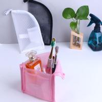 Bolsas de aseo plegables, bolsa de almacenamiento para cepillos de dientes de viaje, bolsa de maquillaje, organizador de lavado, bolsa para brochas de maquillaje, bolsa de cosméticos de malla, 1 ud. - details 7