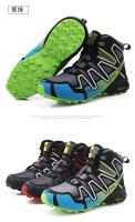 Botas de senderismo impermeables de cuero para hombre, botines de nieve para exteriores, zapatos de entrenamiento de senderismo de felpa, zapatos deportivos de senderismo, invierno, nuevo - details 11