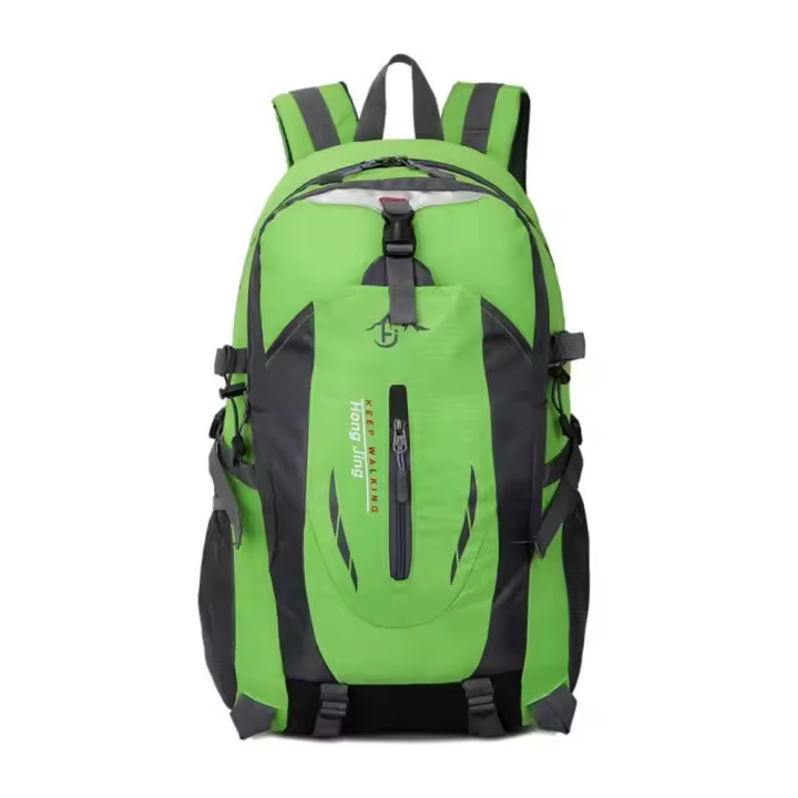 Mochila de gran capacidad para acampar, bolsa impermeable de nailon duradero, para viaje al aire libre, senderismo, 40L - 1