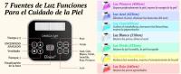 Mascarilla LED Profesional Equipo de Fototerapia de Rejuvenecimiento en 6 Colores - details 1