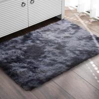 Alfombra Salon Grandes Shaggy Antideslizante Super Suave Pelo Largo Fluffy Alfombra Adecuado para la Decoración de Salas de Estar y Dormitorios (160 x 200 cm, Gris Blanco) - details 38