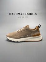 Zapatos hechos a mano de cuero genuino de moda auténtica de cuero de vaca transpirable zapatos de hombre - details 1