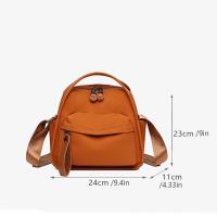 Bolso cruzado impermeable para mujer, bolso de hombro de gran capacidad de Color sólido, bolso de mano ligero para ir al trabajo al aire libre - details 0