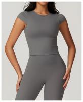 Camiseta deportiva de manga corta para mujer, Top ajustado de secado rápido, ropa informal para correr y Yoga - details 16