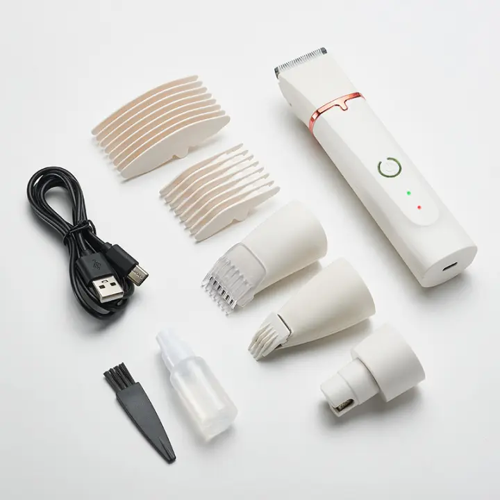 Cortapelos para perros para el cuidado, recortador de pelo eléctrico silencioso, recargable, impermeable, inalámbrico, de poco ruido, kit de aseo para perros pequeños y grandes, gatos, mascotas con pelo grueso - 1
