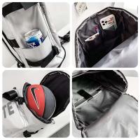 Bolso de hombro para viaje de negocios de gran capacidad, bandolera deportiva, mochila de gimnasio, bolsa de viaje con bolsillo independiente para zapatos - details 3