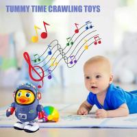 Juguete de pato de baile interactivo electrónico con luces y sonidos musicales, juguete educativo de aprendizaje con tema espacial para bebés, regalo para niños pequeños - details 5