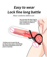 Anillo de pene para hombres, eyaculación retardada, extensor de erección, juguetes sexuales para hombres, BDSM - details 0