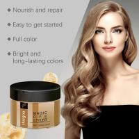 Serie de cera, Color colorido, hierbas, cuidado hidratante suave y fácil coloración, acondicionador para el cabello, estilizador de tinte mágico - details 16
