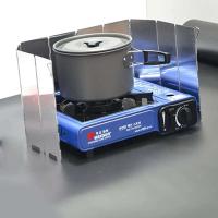 Estufa de gas plegable de 8 paneles, equipo de camping para cocinar al aire libre, bosque a prueba de viento - details 11