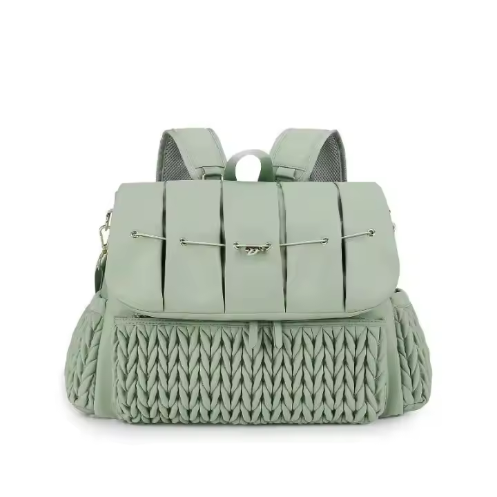 Cochecito de pañales grande impermeable momia maternidad pañal viaje enfermería bolso de mano multifunción - 1