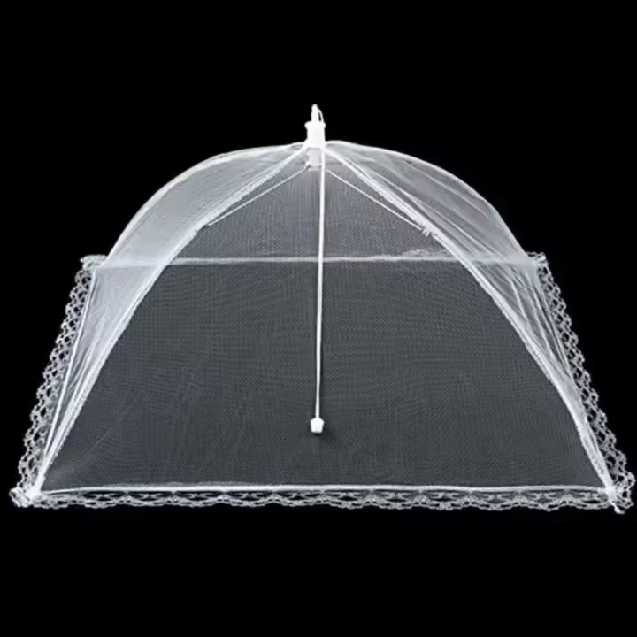 Cubierta de malla plegable para alimentos, tienda de campaña, sombrilla tipo cúpula, mosquitera, mosquitos, utensilios de cocina - 1
