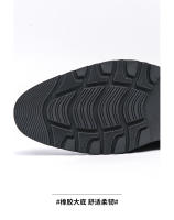 Zapatos de cuero de caña alta botas de hombre con cordones de negocios botas cortas - details 4