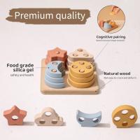 Juguetes de madera Montessori para bebés, bloque de equilibrio estilo luna estrella, juegos de mesa educativos para niños - details 40