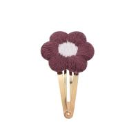 Horquillas con flores bordadas para el pelo, accesorios para el cabello para niñas, pasadores Vintage, 10 unidades por lote - details 10