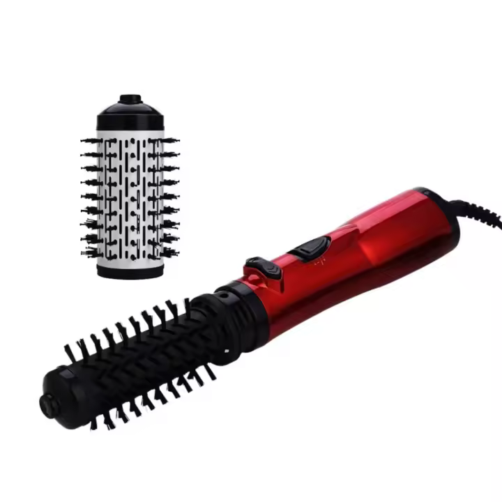 cepillo eléctrico para alisar el cabello, secador de pelo giratorio automático, soplador, rizador de pelo, peines, estilismo de salón - 1