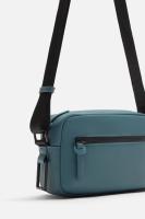 Nuevo bolso de hombre, negro de goma, mini bandolera informal, bolso de mensajero versátil, moderno y pequeño bolso cuadrado de moda. - details 12