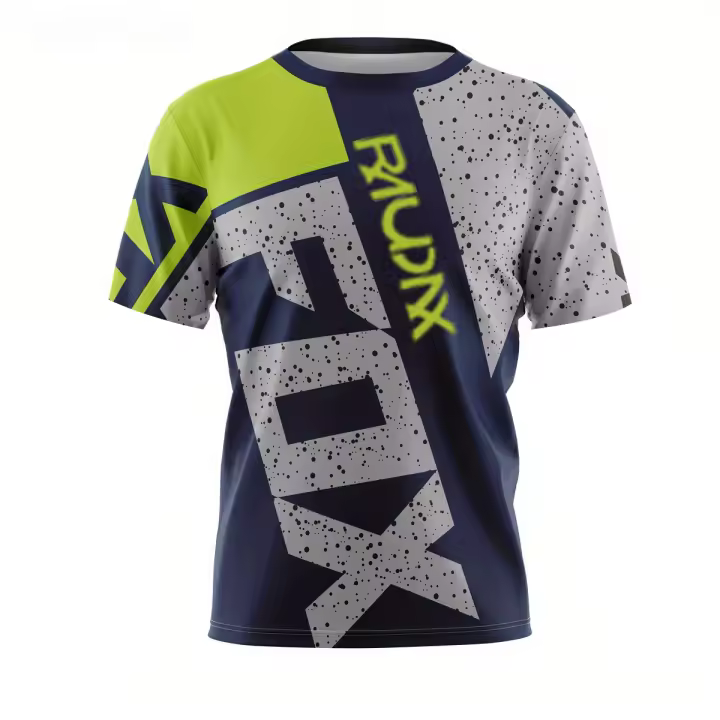 Raudax Fox-camisetas de manga corta para ciclismo de montaña, ropa deportiva para Motocross, equipo deportivo de descenso, DH - 1
