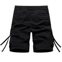 Pantalones Cargo de Algodón 100% para Hombres Cintura Elástica, Múltiples Bolsillos, Estilo Casual Militar - details 4