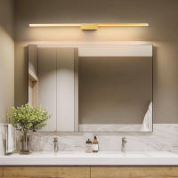NEO Gleam-Lámpara LED de pared para espejo de baño, moderna, L70-90-110cm, AC85-265V, montada en tocador - details 1